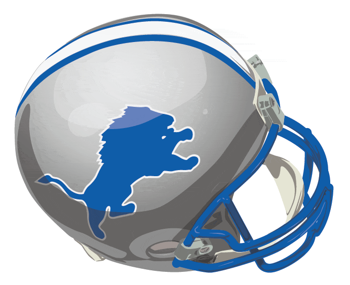 Detroit Lions 1983-2002 Helmet Logo DIY iron on transfer (heat transfer)
